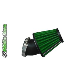 Luftfilter Stahl 48mm 45° grün